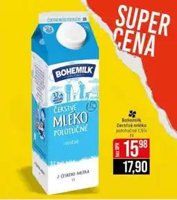 Jip Bohemilk čerstvé mléko polotučné 1,5 % nabídka