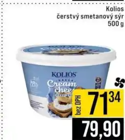 Jip Kolios čerstvý smetanový sýr nabídka