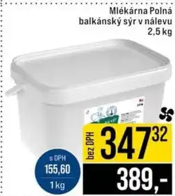 Jip Mlékárna Polná Balkánský sýr v nálevu nabídka