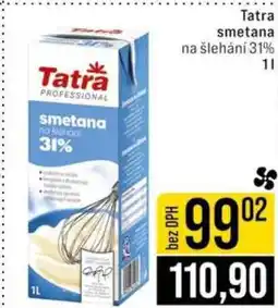 Jip Tatra smetana na šlehání 31% 1l nabídka