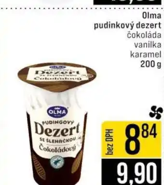 Jip Olma pudinkový dezert nabídka