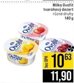 Jip Milko Ovofit Tvarohový dezert nabídka