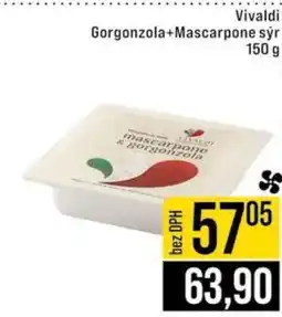 Jip Vivaldi Gorgonzola +Mascarpone sýr nabídka