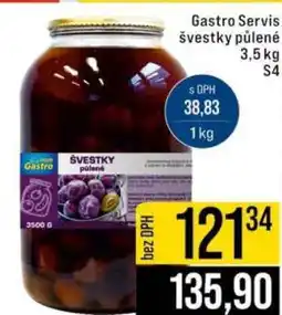 Jip Gastro Servis švestky půlené nabídka