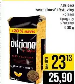 Jip Adriana Semolinové těstoviny nabídka