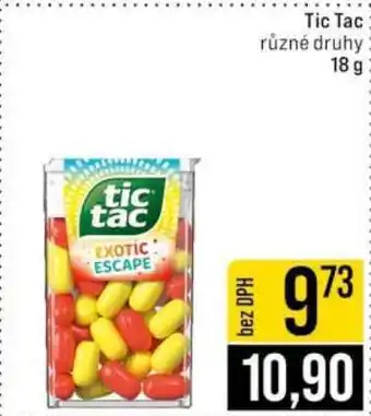 Jip Tic Tac nabídka