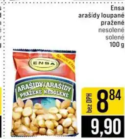 Jip Ensa arašídy loupané pražené nesolené solené nabídka