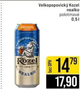 Jip Velkopopovický Kozel nealko nabídka