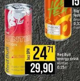 Jip Red Bull energy drink winter nabídka