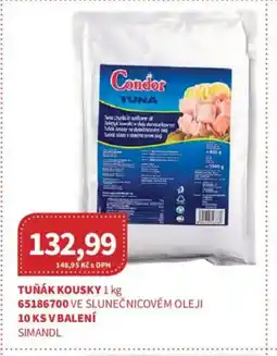 Kubík potraviny Tuňák kousky nabídka