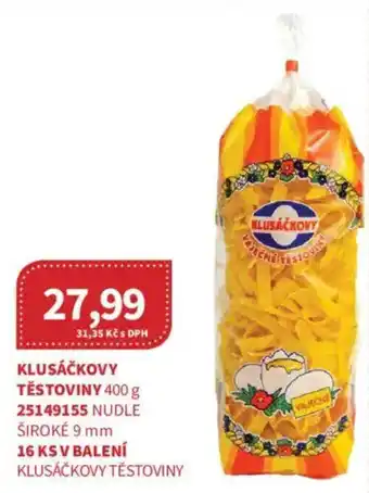 Kubík potraviny Klusáčkovy těstoviny nabídka