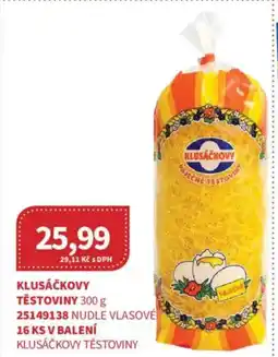 Kubík potraviny Klusáčkovy těstoviny nabídka