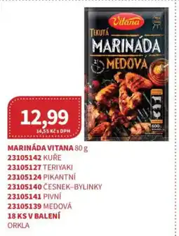 Kubík potraviny Marináda Vitana nabídka