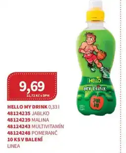 Kubík potraviny Hello my drink nabídka