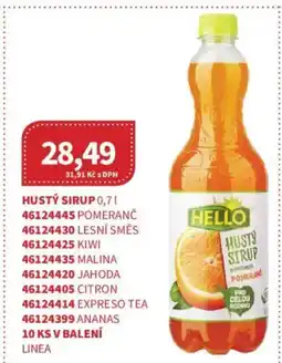 Kubík potraviny Hustý sirup nabídka