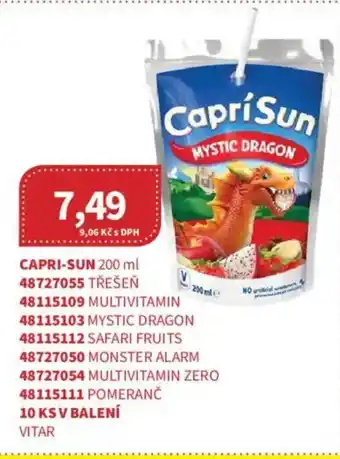 Kubík potraviny Capri-Sun nabídka