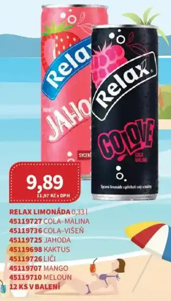 Kubík potraviny Relax limonáda nabídka