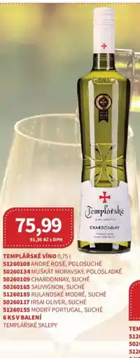 Kubík potraviny Templářské víno nabídka