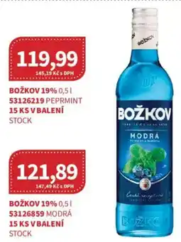 Kubík potraviny Božkov 19% nabídka