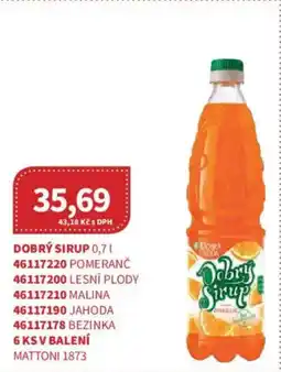 Kubík potraviny Dobrý sirup nabídka