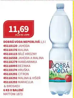 Kubík potraviny Dobrá voda neperlivá nabídka