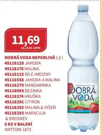 Kubík potraviny Dobrá voda neperlivá nabídka