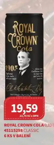 Kubík potraviny Royal Crown cola nabídka