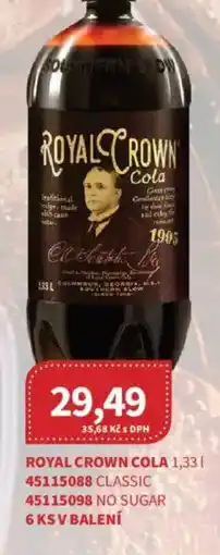 Kubík potraviny Royal Crown cola nabídka