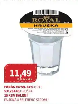 Kubík potraviny Panák Royal 35% nabídka