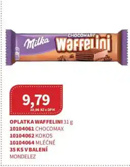 Kubík potraviny Oplatka waffelini nabídka