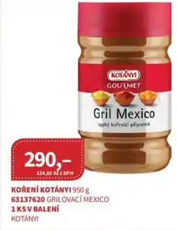 Kubík potraviny Koření Kotányi nabídka