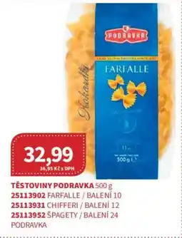 Kubík potraviny Těstoviny Podravka nabídka