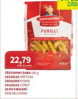 Kubík potraviny Těstoviny Zara nabídka