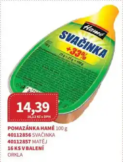 Kubík potraviny Pomazánka Hamé nabídka