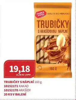 Kubík potraviny Trubičky s náplní nabídka