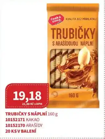 Kubík potraviny Trubičky s náplní nabídka
