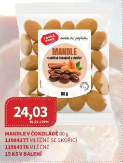 Kubík potraviny Mandle v čokoládě nabídka