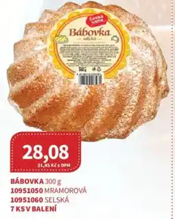 Kubík potraviny Bábovka nabídka