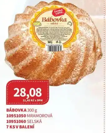 Kubík potraviny Bábovka nabídka