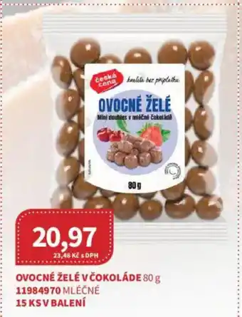 Kubík potraviny Ovocné želé v čokoláde nabídka