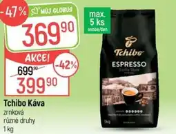 Globus Tchibo Káva zrnková nabídka