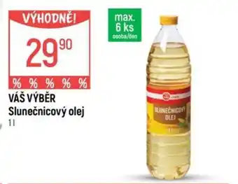 Globus VÁŠ VÝBĚR Slunečnicový olej nabídka