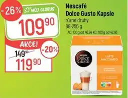 Globus Nescafé Dolce Gusto Kapsle nabídka
