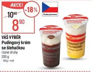 Globus VÁŠ VÝBĚR Pudingový krém se šlehačkou nabídka