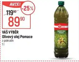 Globus VÁŠ VÝBĚR Olivový olej Pomace nabídka