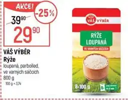 Globus VÁŠ VÝBĚR Rýže nabídka