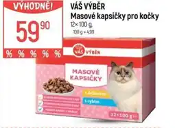 Globus VÁŠ VÝBĚR Masové kapsičky pro kočky nabídka