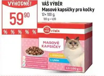 Globus VÁŠ VÝBĚR Masové kapsičky pro kočky nabídka