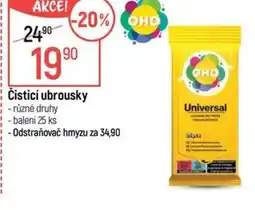Globus Čisticí ubrousky nabídka