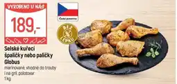 Globus Selské kuřecí špalíčky nebo paličky Globus nabídka